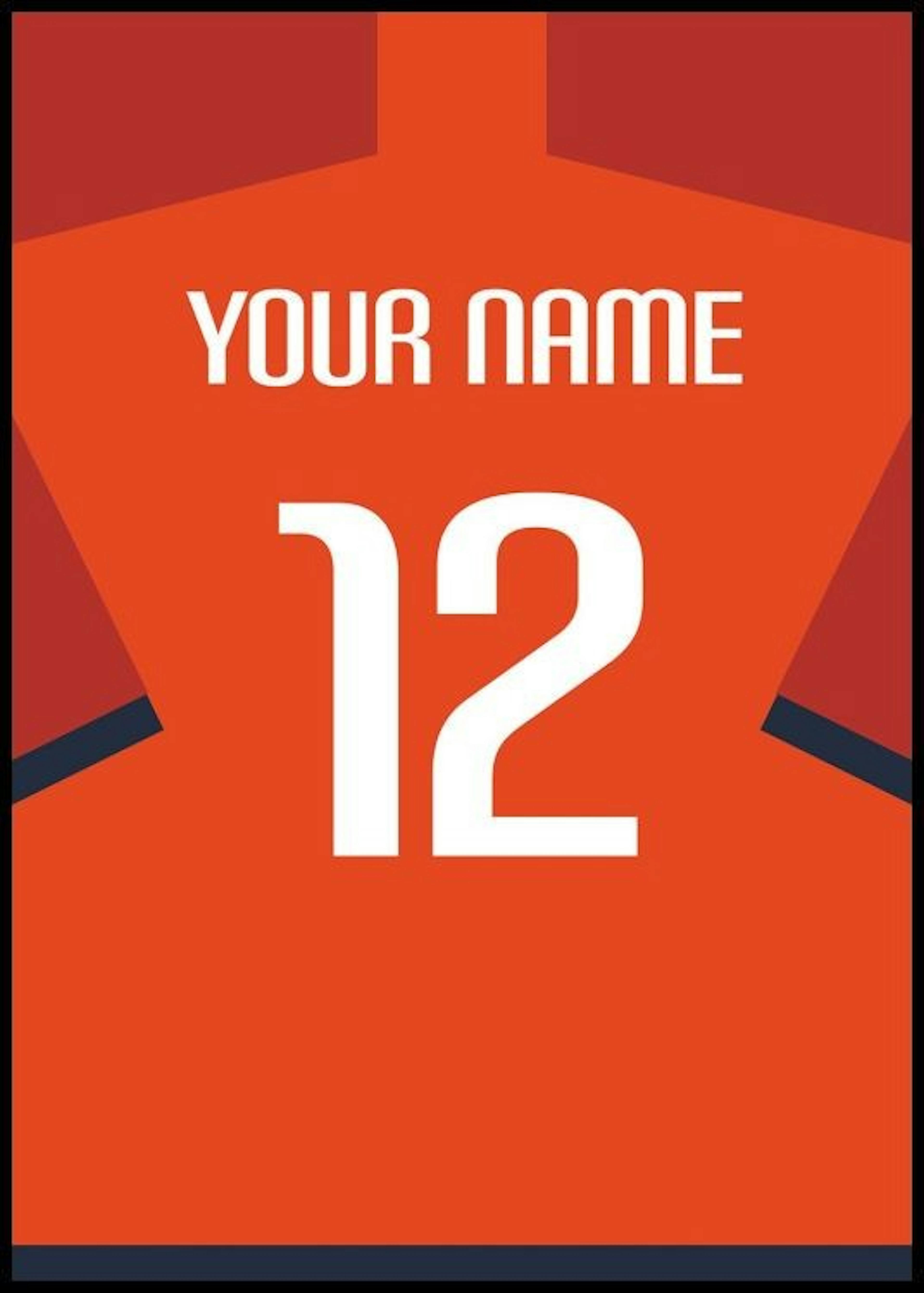 Fußballtrikot No12 Poster thumbnail