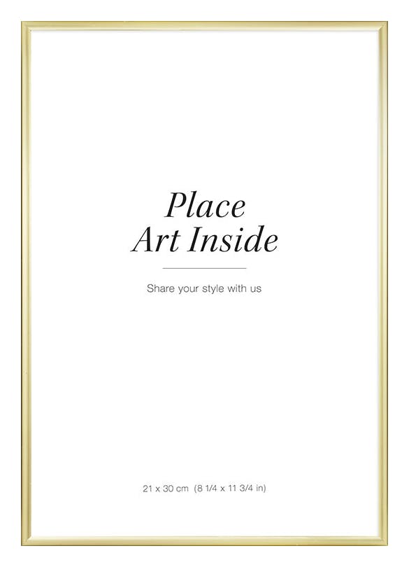 Fotokader goud 21x30 cm (A4) (21x30 cm) - Poster Store