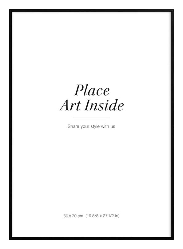 Black Metal Frame 50x70 cm (50x70 cm) - Poster Store