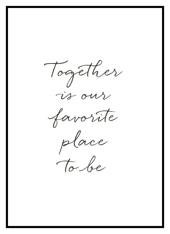 Together Poster (21x30 cm) - Poster Store