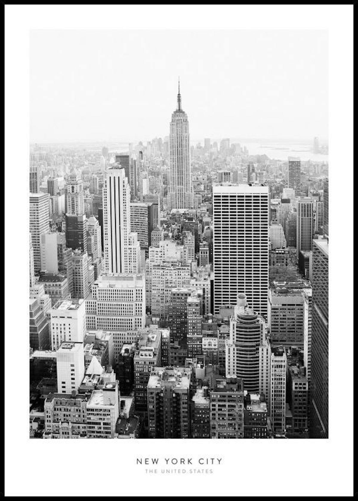 New York Street Poster | Manhattan Skyline New York City | Urban Wall ...