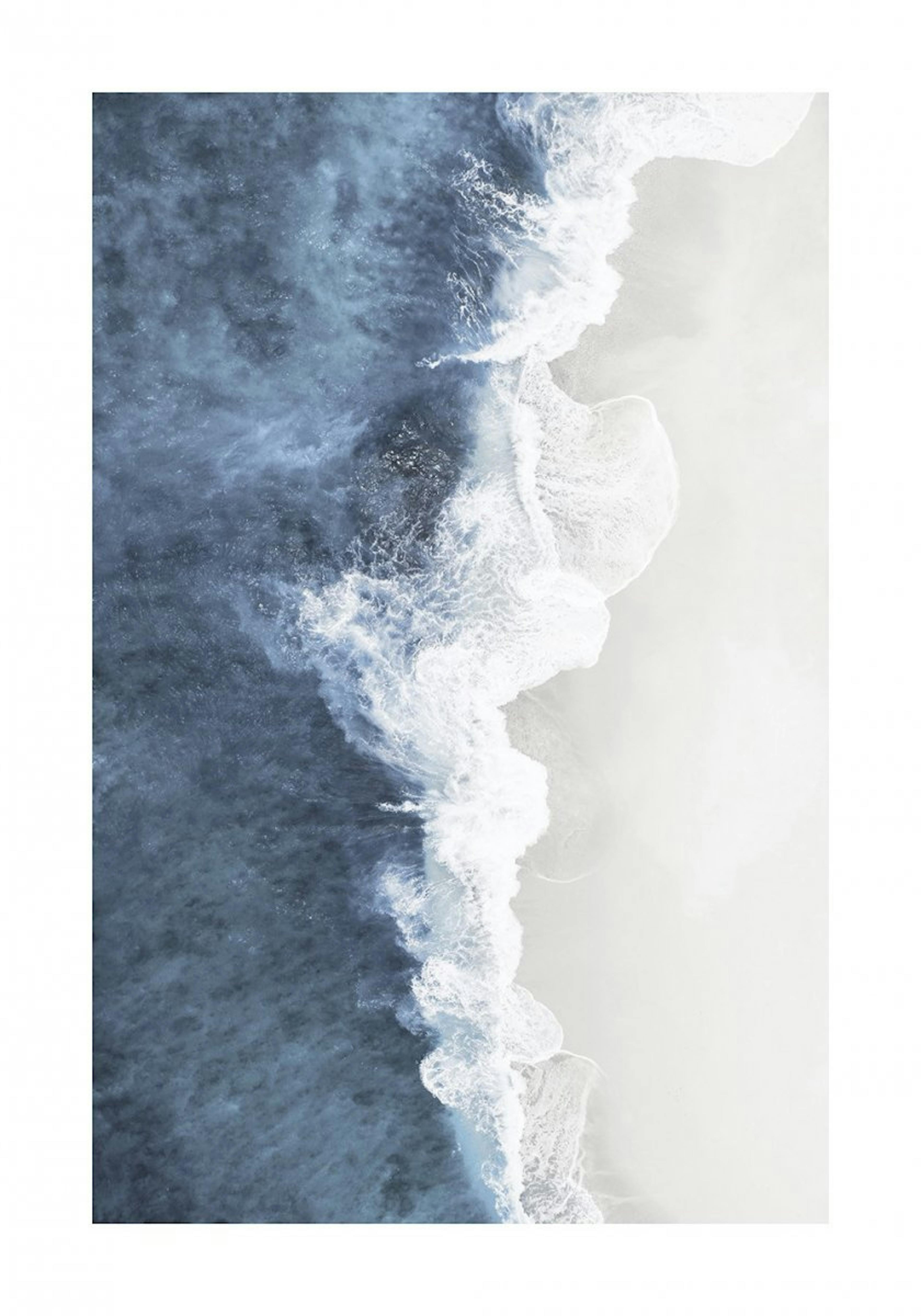Vagues Écume Poster 0
