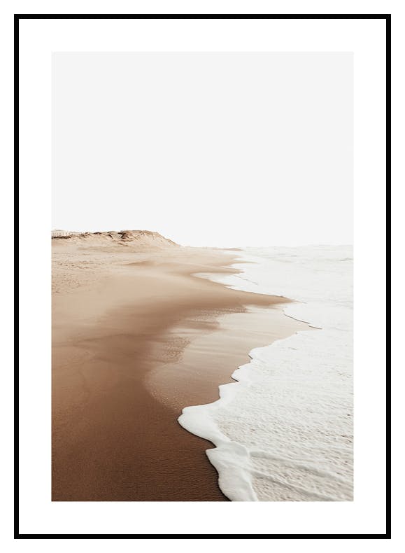 Soft Beach Waves Poster (30x40 cm) - Poster Store