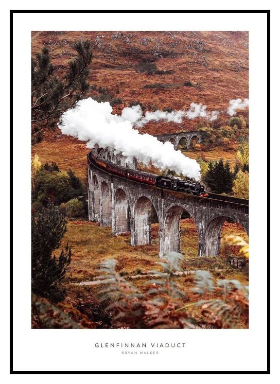 Glenfinnan Viaduct Poster (40x50 cm) - Poster Store