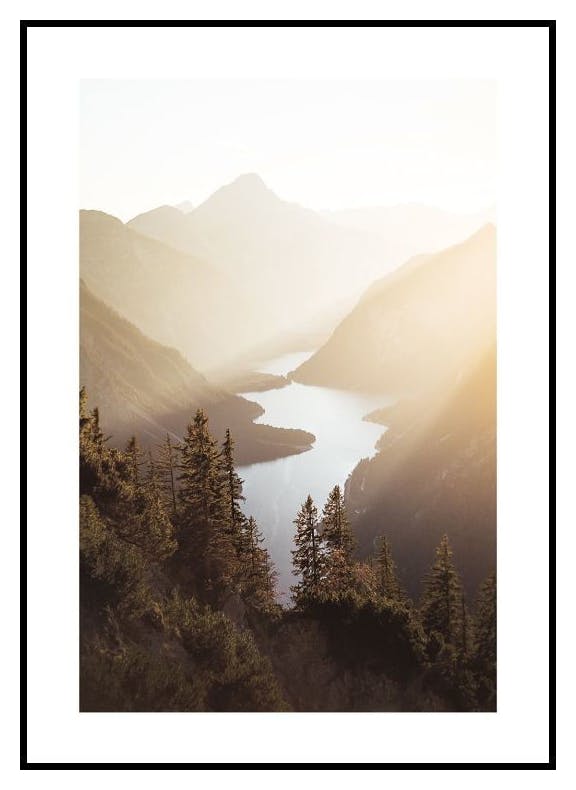 Magical Lake Poster (40x50 cm) - Poster Store