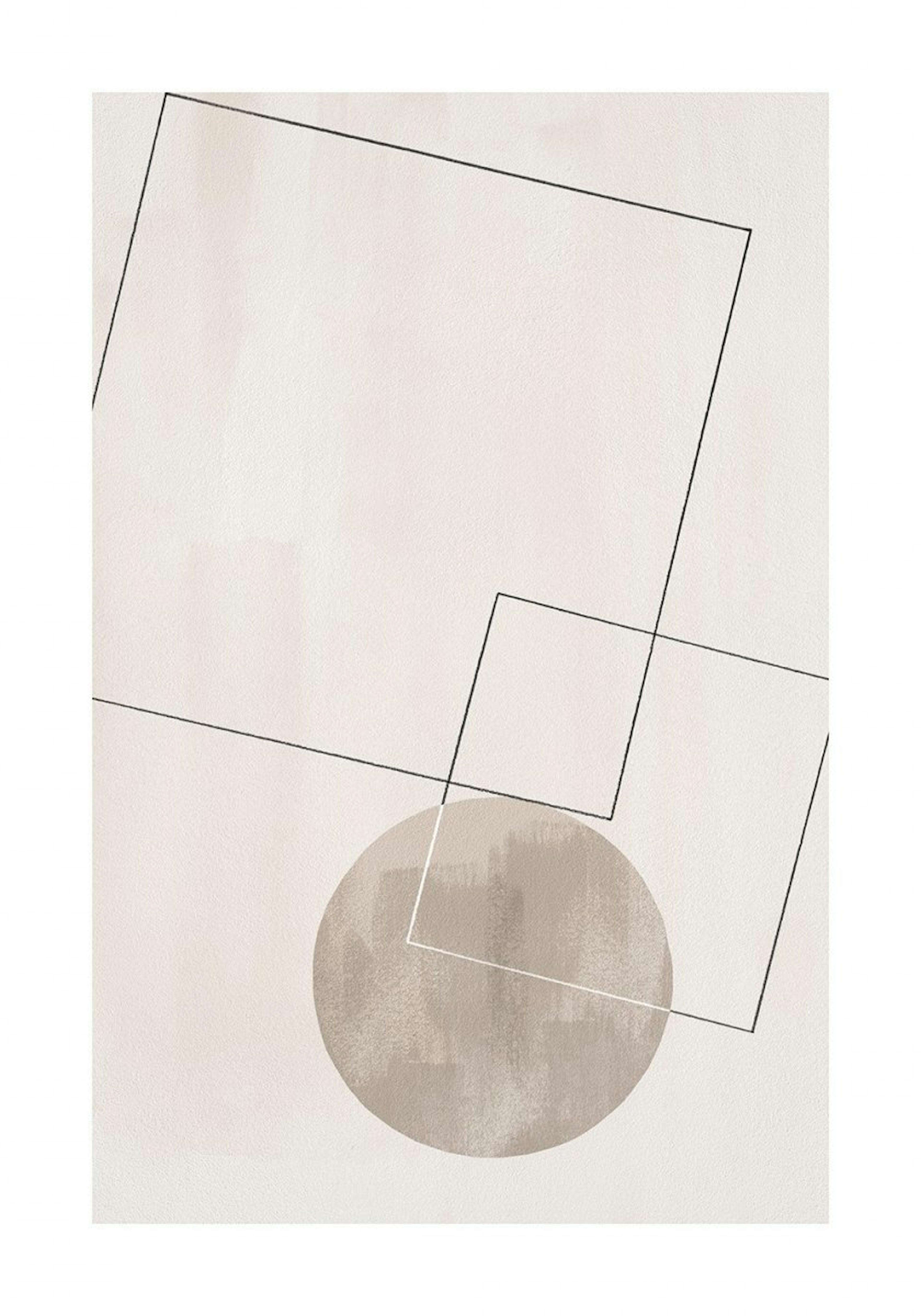 Graphic Shapes No5 Poster 0