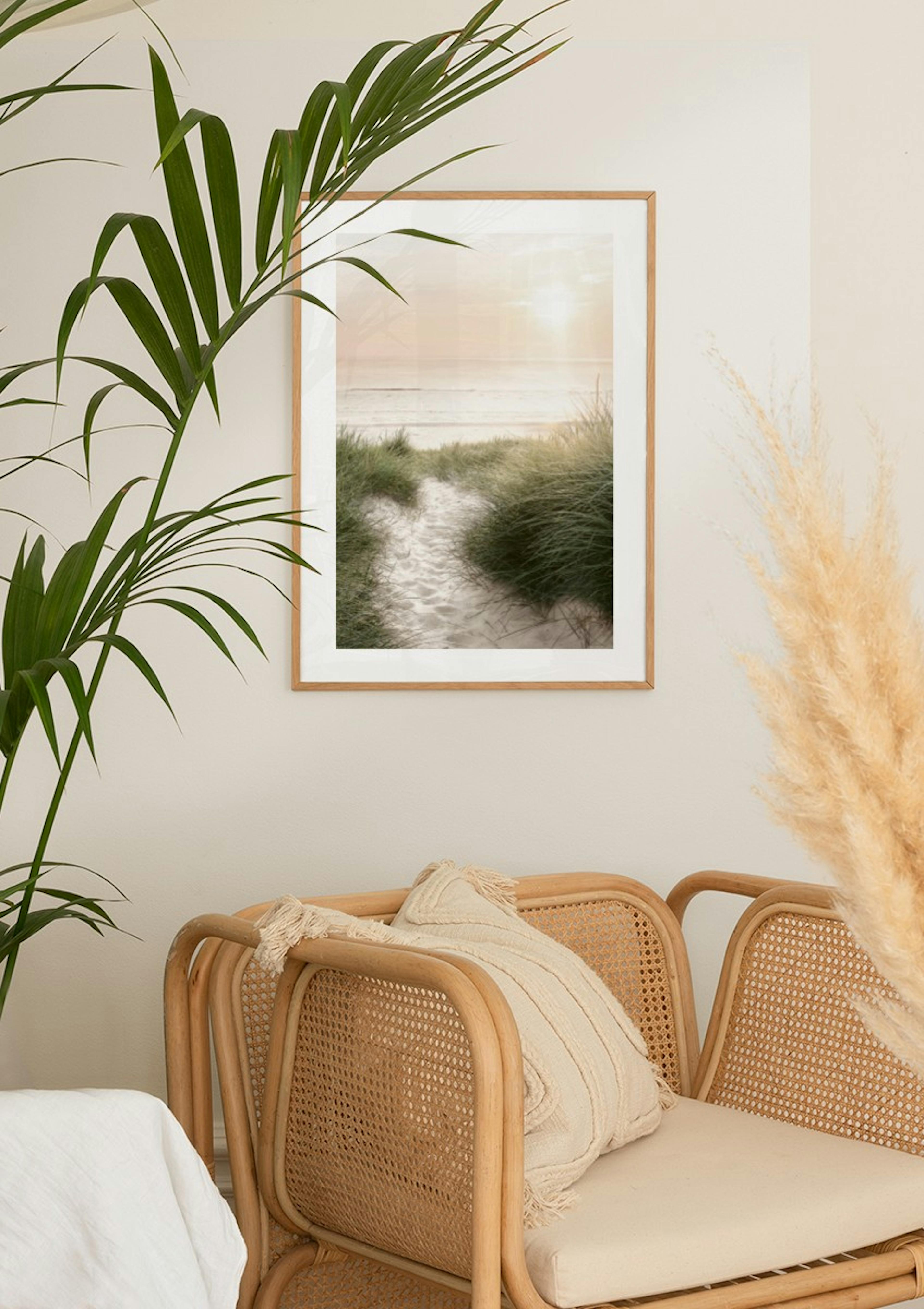 Sunset by the Beach Poster thumbnail