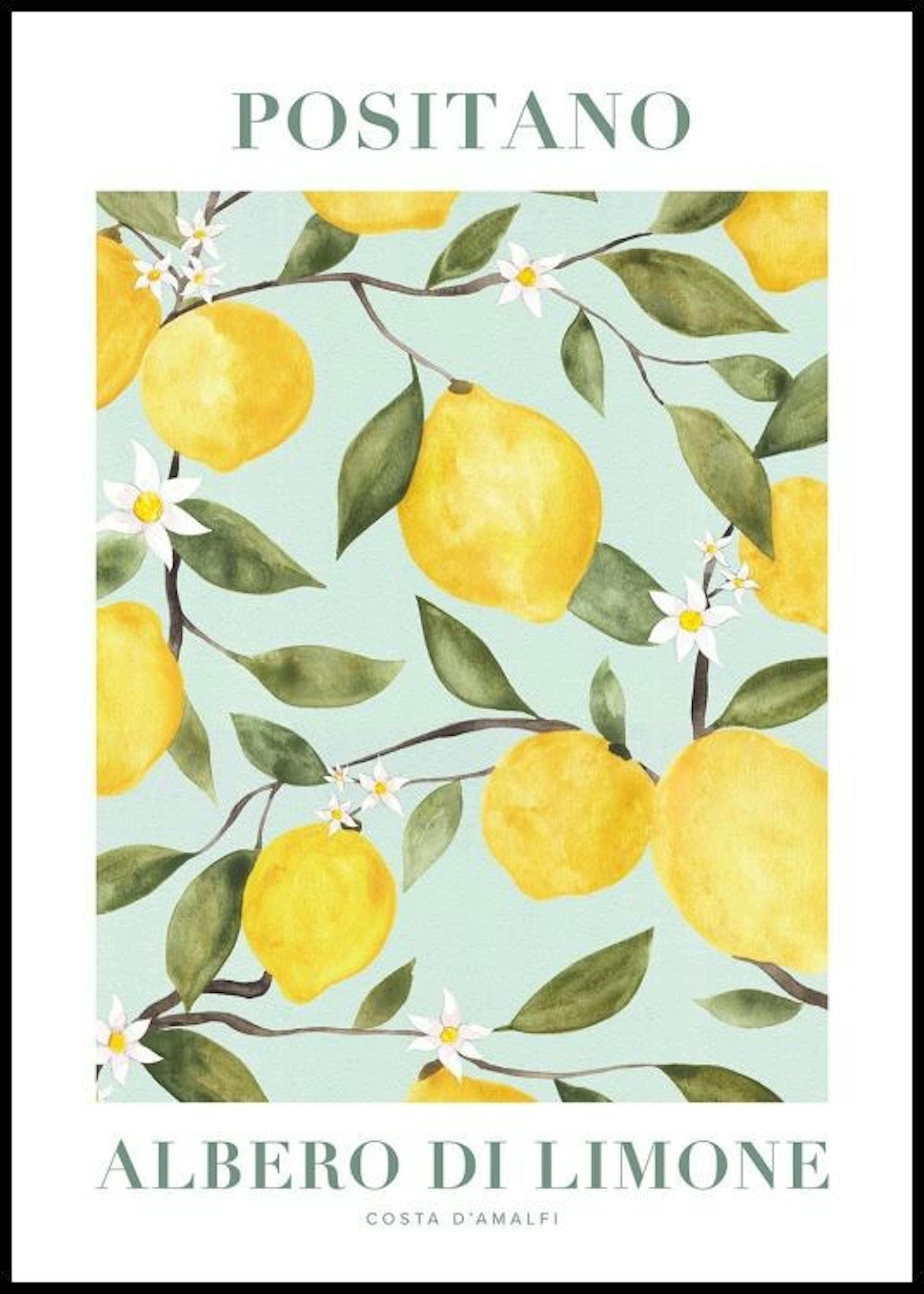 포지타노 레몬 포스터 0