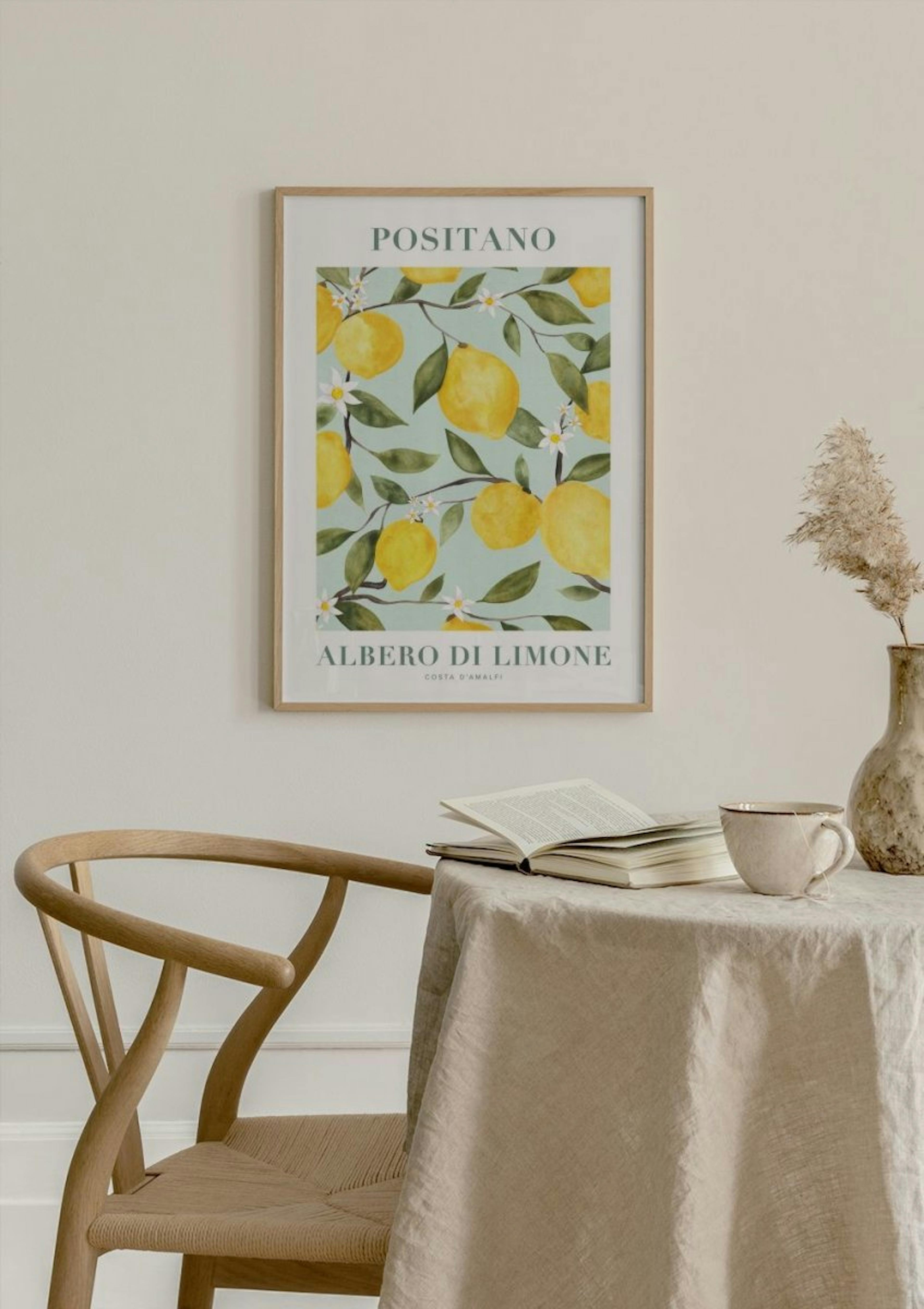 포지타노 레몬 포스터 thumbnail
