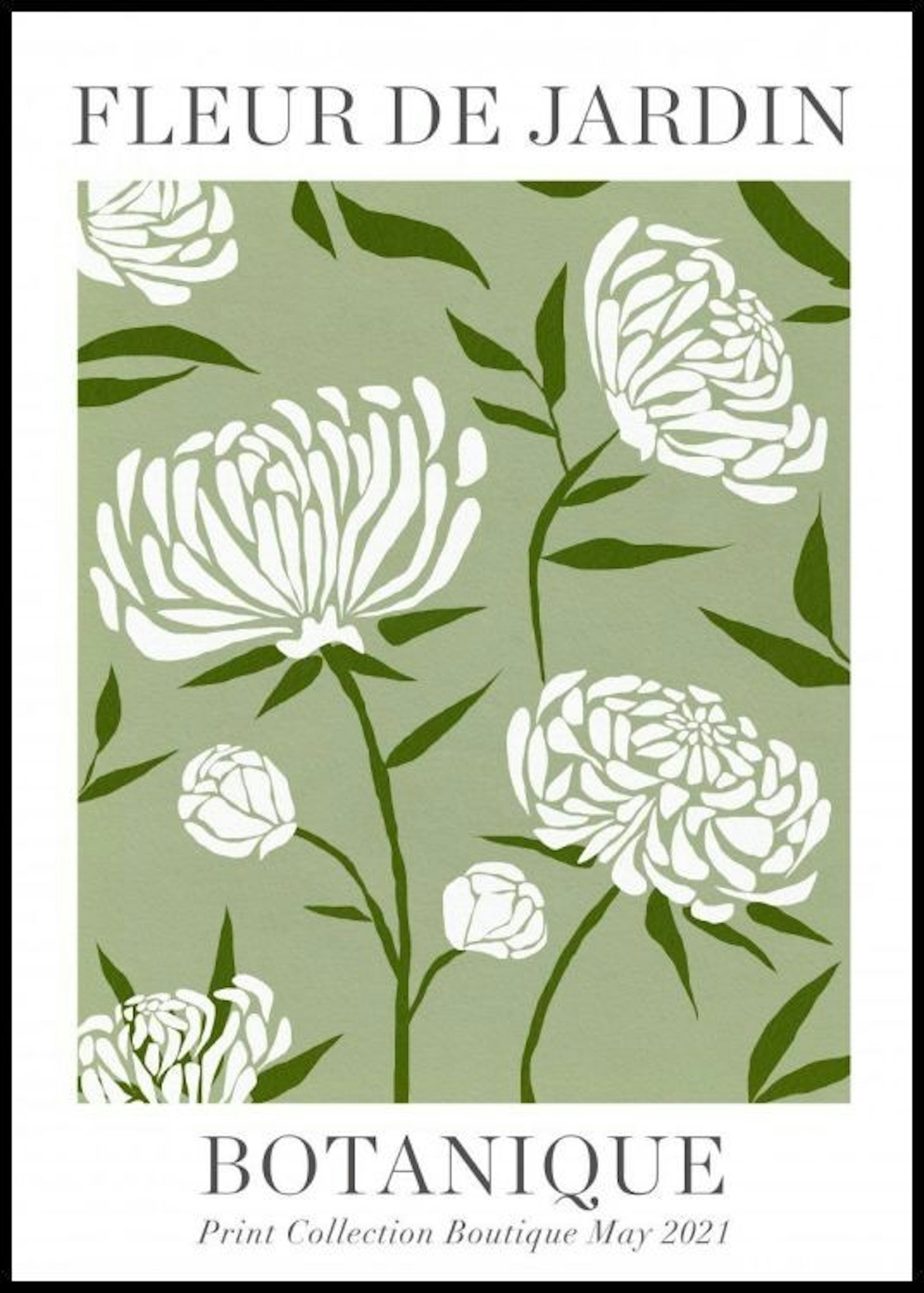 Fleur de Jardin Botanique Poster thumbnail
