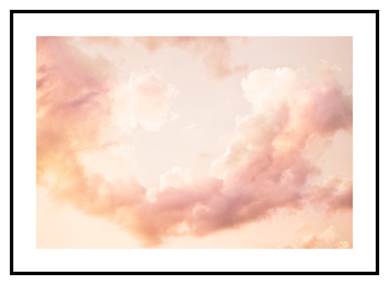 Plakat Kolorowe Chmury (50x70 cm) - Poster Store