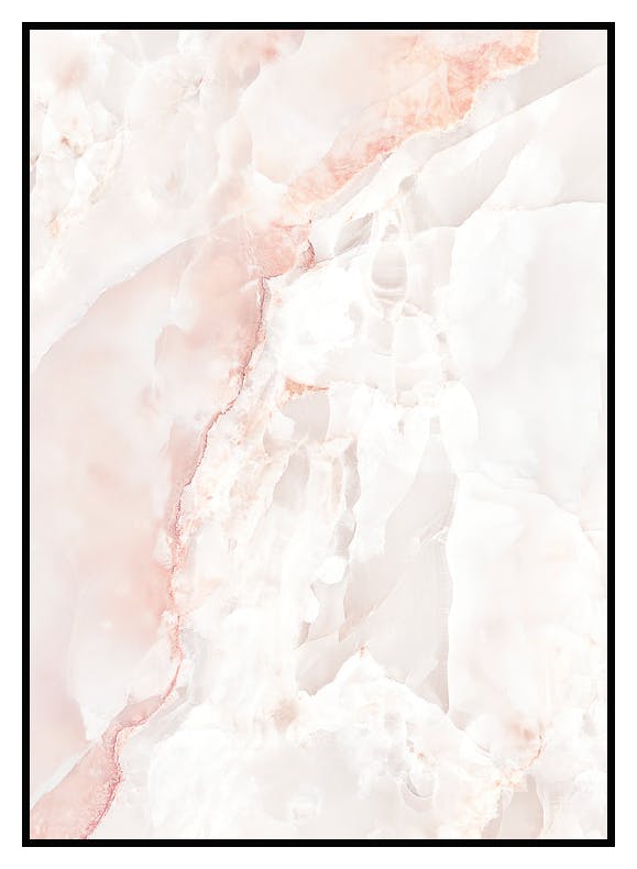 Plakat Różowy Marmur (50x70 cm) - Poster Store