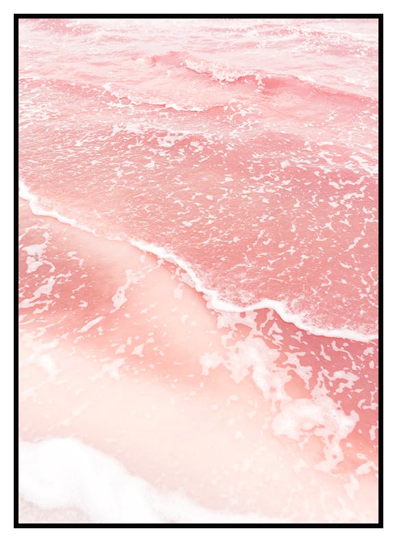 Rosa Innsjø Poster (50x70 cm) - Poster Store