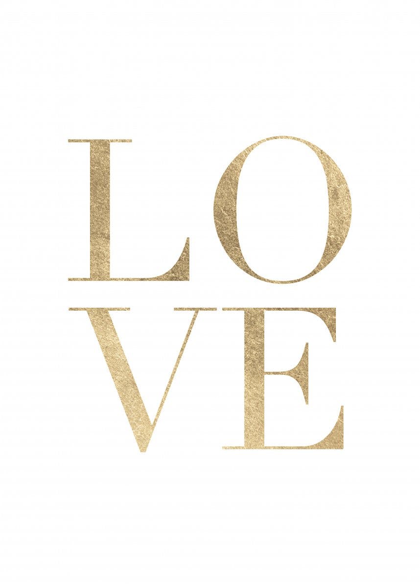 Gold Love Plakát 0