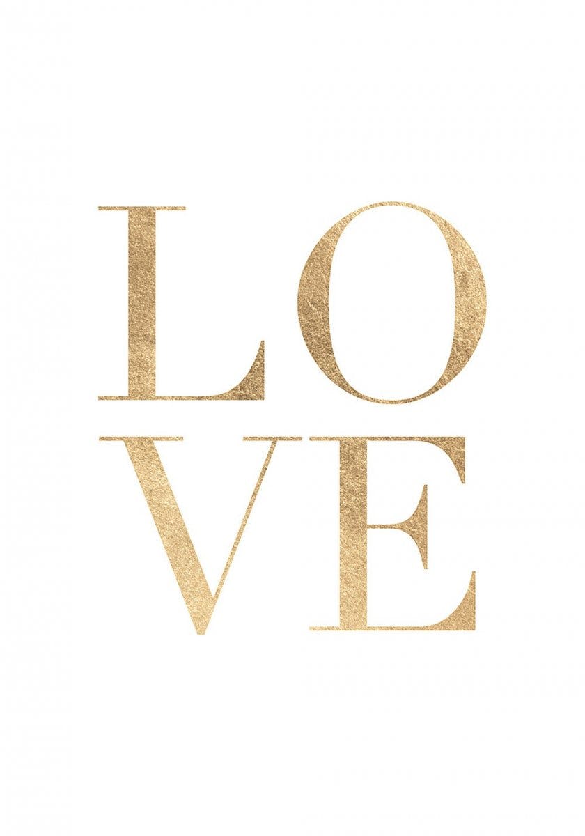 Gold Love Poster 0