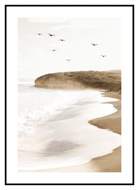 Plakat Ptaki Nad Oceanem (21x30 cm) - Poster Store