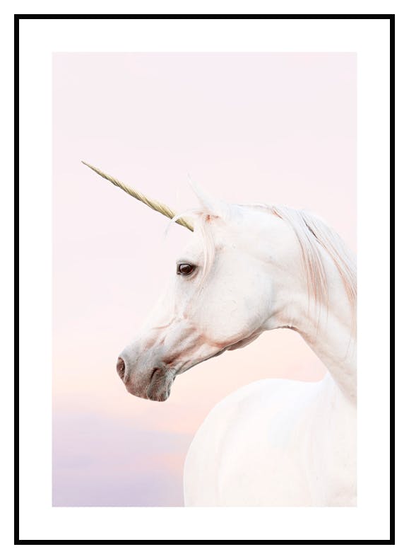 Poster Portrait Licorne (50x70 cm) - Poster Store