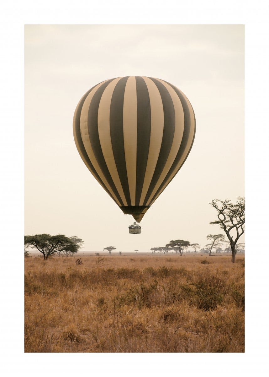 Luftballong på Savannen Poster 0
