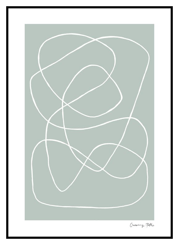 Korsande Vägar Poster (21x30 cm) - Poster Store