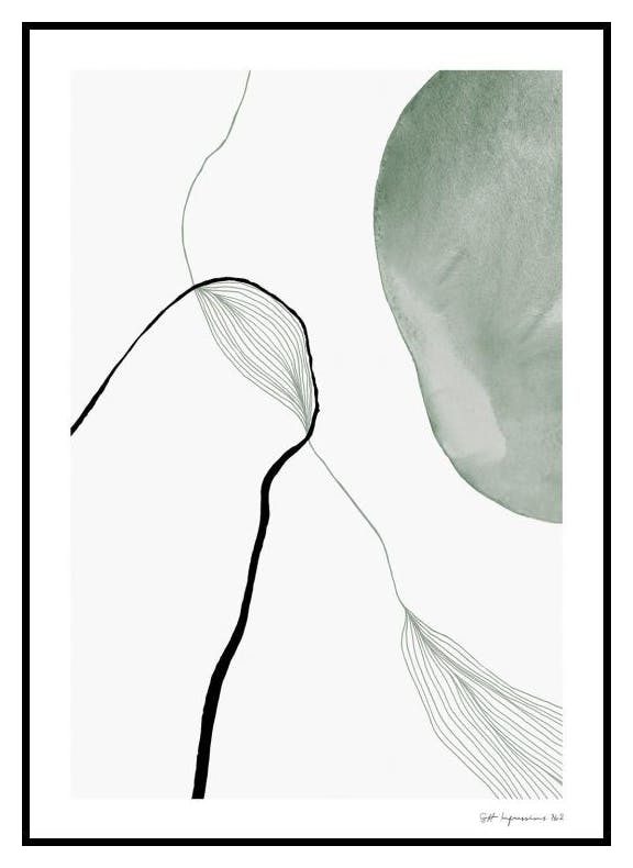 Plakat Łagodny Efekt No2 (30x40 cm) - Poster Store