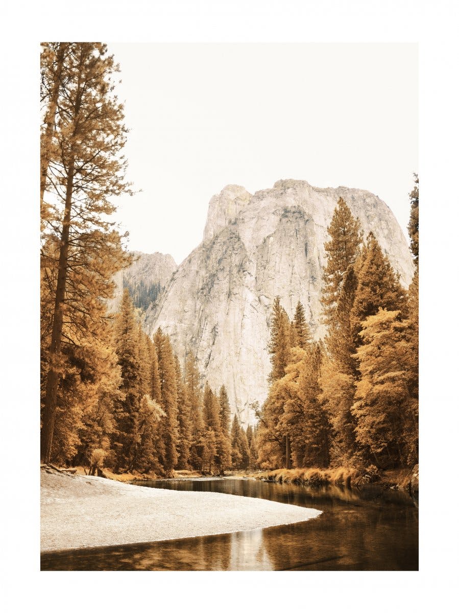 Fargerik Yosemite Park Poster 0