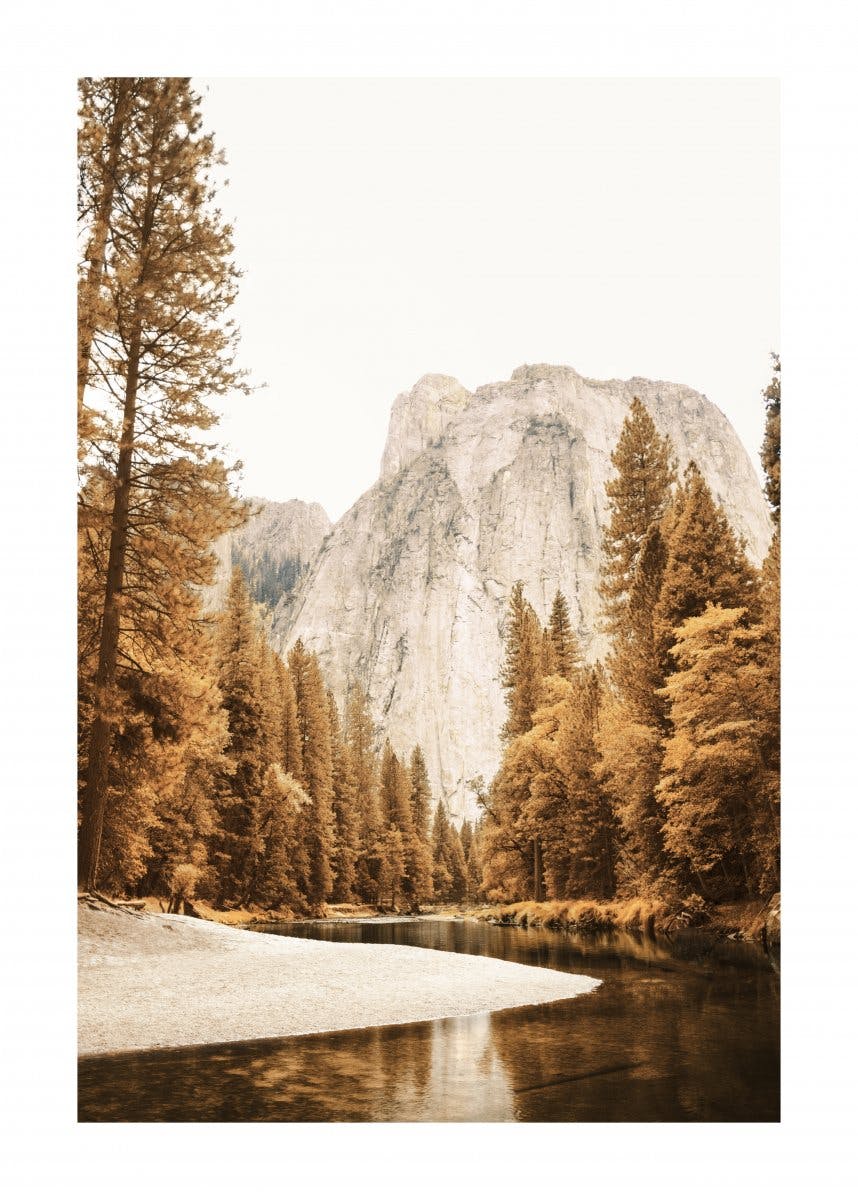 Yosemite Colorato Poster 0