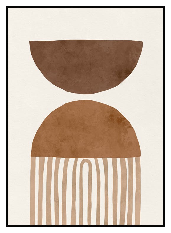 Brown Arches No1 Poster (30x40 cm) - Poster Store