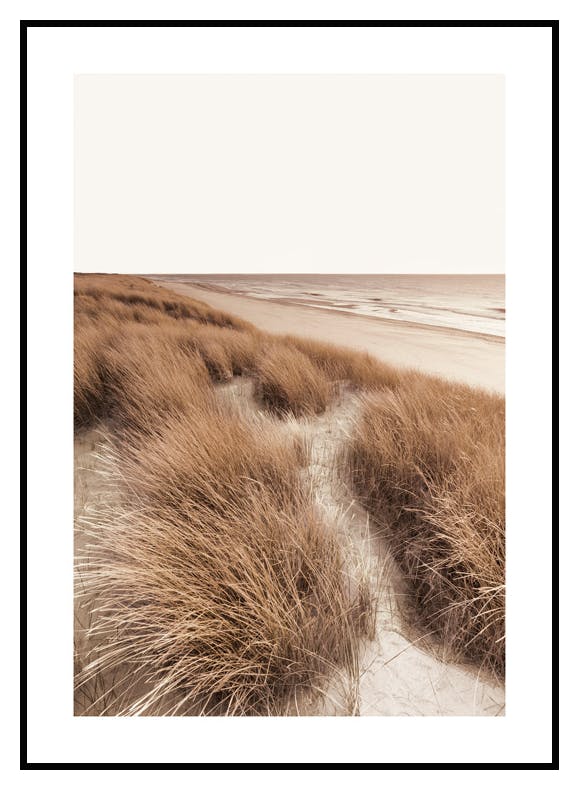 Strandklitter Plakat (30x40 cm) - Poster Store