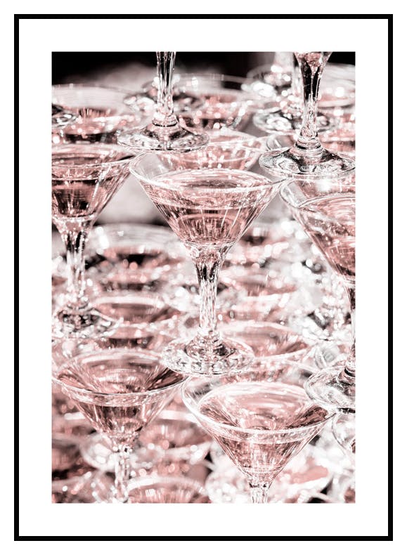 Champagne Rose Poster (50x70 cm) - Poster Store