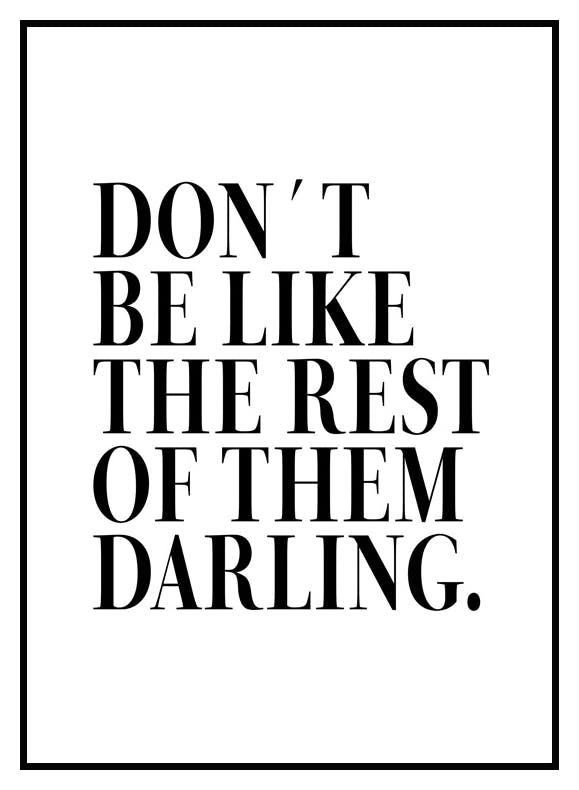 Darling Poster (50x70 cm) - Poster Store
