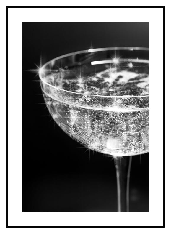 Champagne Pailleté Poster (30x40 cm) - Poster Store