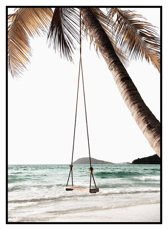 Palmboom Schommel Poster (30x40 cm) - Poster Store