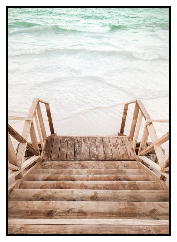 Schritte vom Meer Poster (21x30 cm) - Poster Store