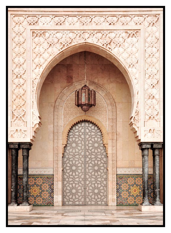 Plakat Dzwi Marrakeszu (21x30 cm) - Poster Store