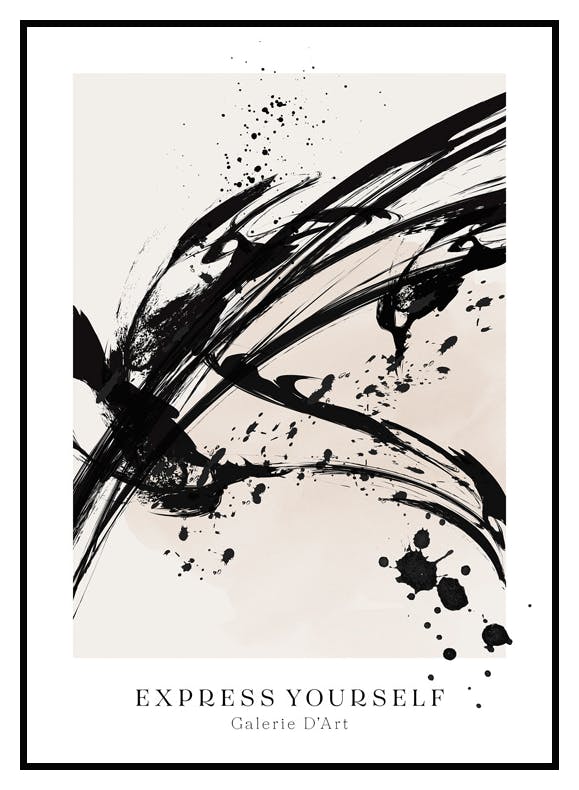 Plakat Exporess Yourself (30x40 cm) - Poster Store