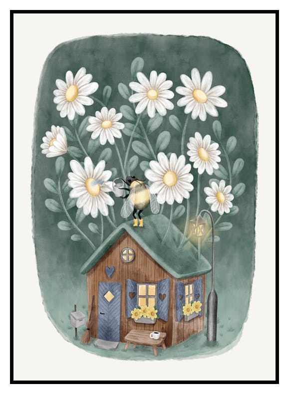 Hommel in laarzen Poster (50x70 cm) - Poster Store