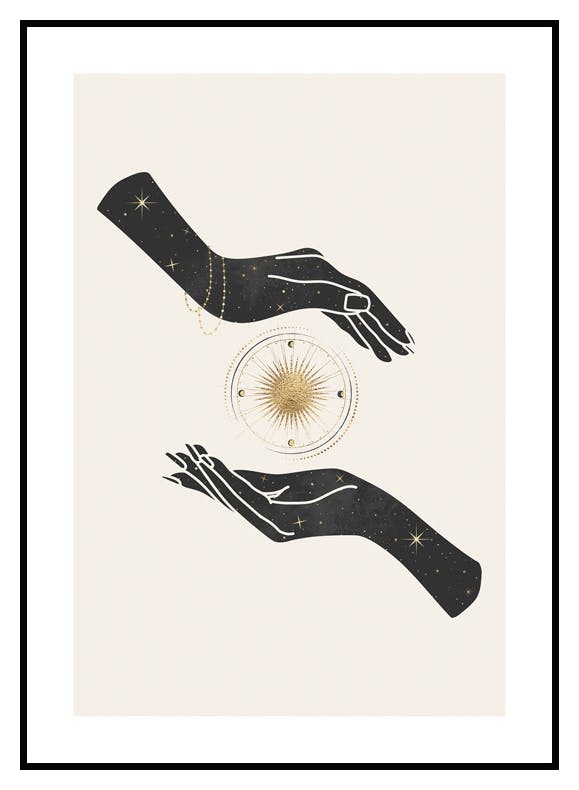 Magische Hand No2 Poster (30x40 cm) - Poster Store