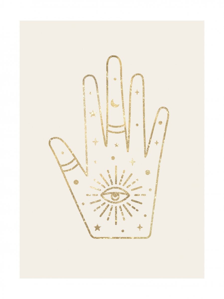 Gylden Hånd Plakat 0