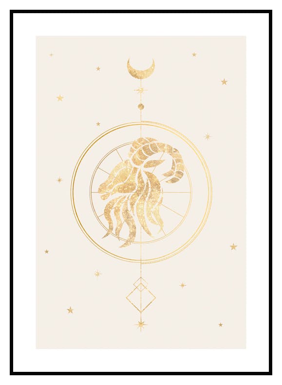 Capricorne Poster (50x70 cm) - Poster Store