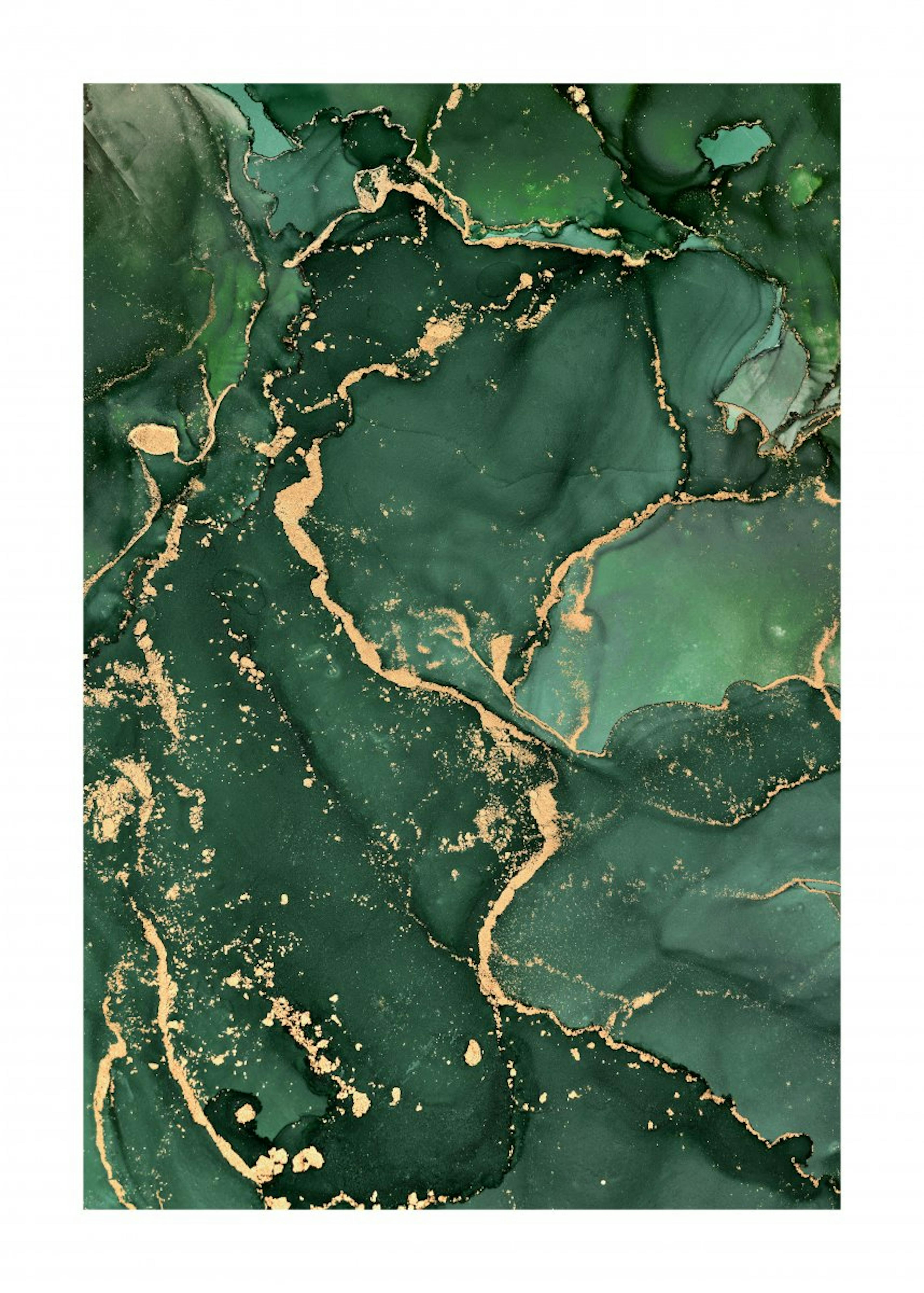 Green Marble No1 Poster 0