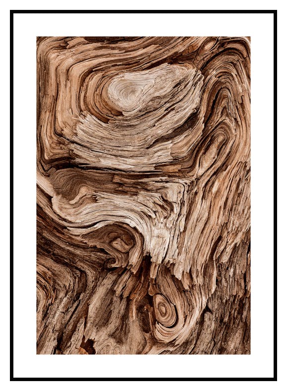 Whirly Wood Poster (50x70 cm) - Poster Store