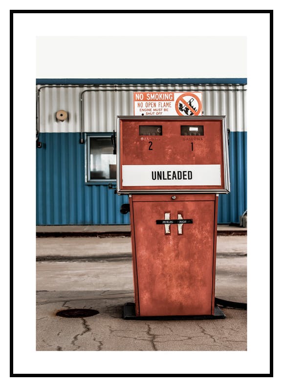Plakat Dystrybutor Paliwa (30x40 cm) - Poster Store