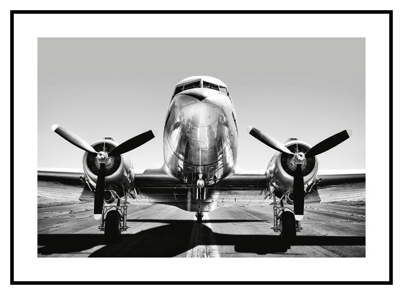 Propellerplan Poster (50x70 cm) - Poster Store