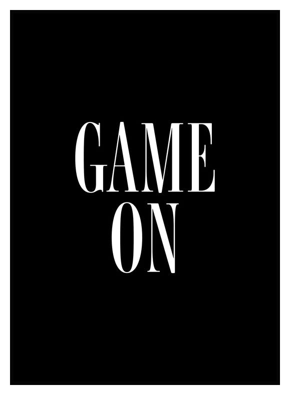 Game On Poster (50x70 cm) - Poster Store