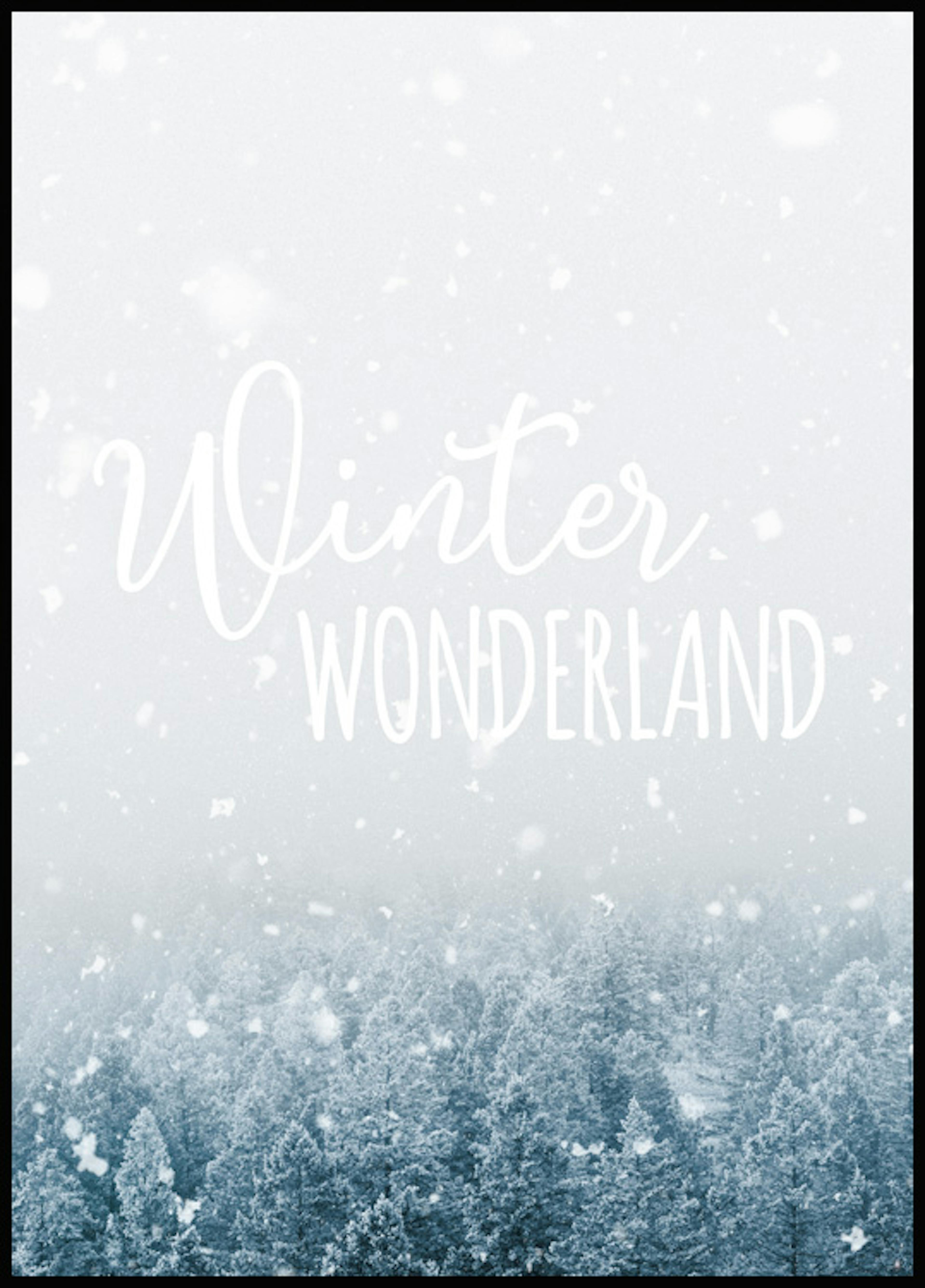 冬のワンダーランドポスター thumbnail