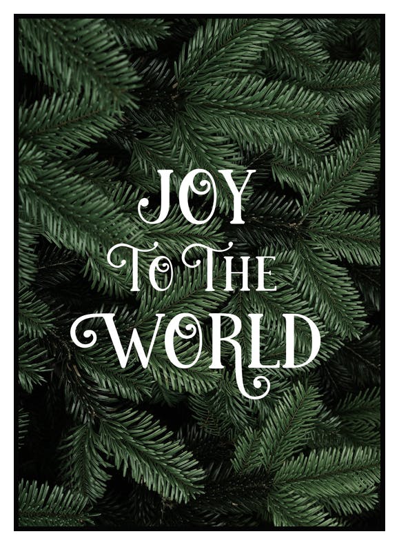 Joy to the World Poster (13x18 cm) - Poster Store