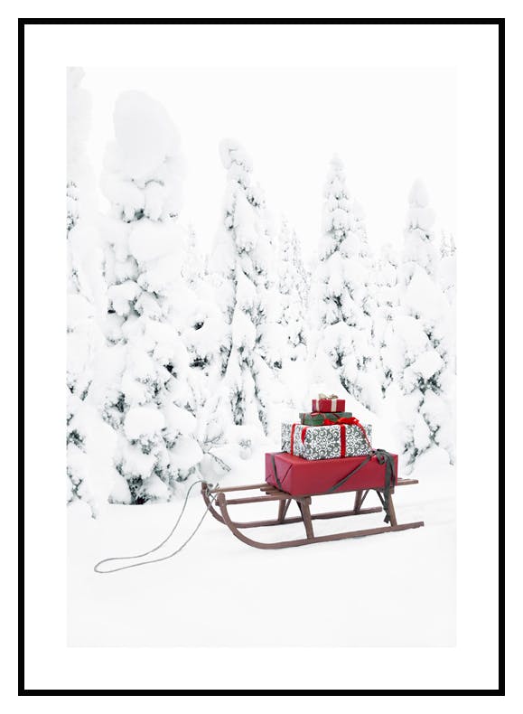 Plakat Sanki (21x30 cm) - Poster Store