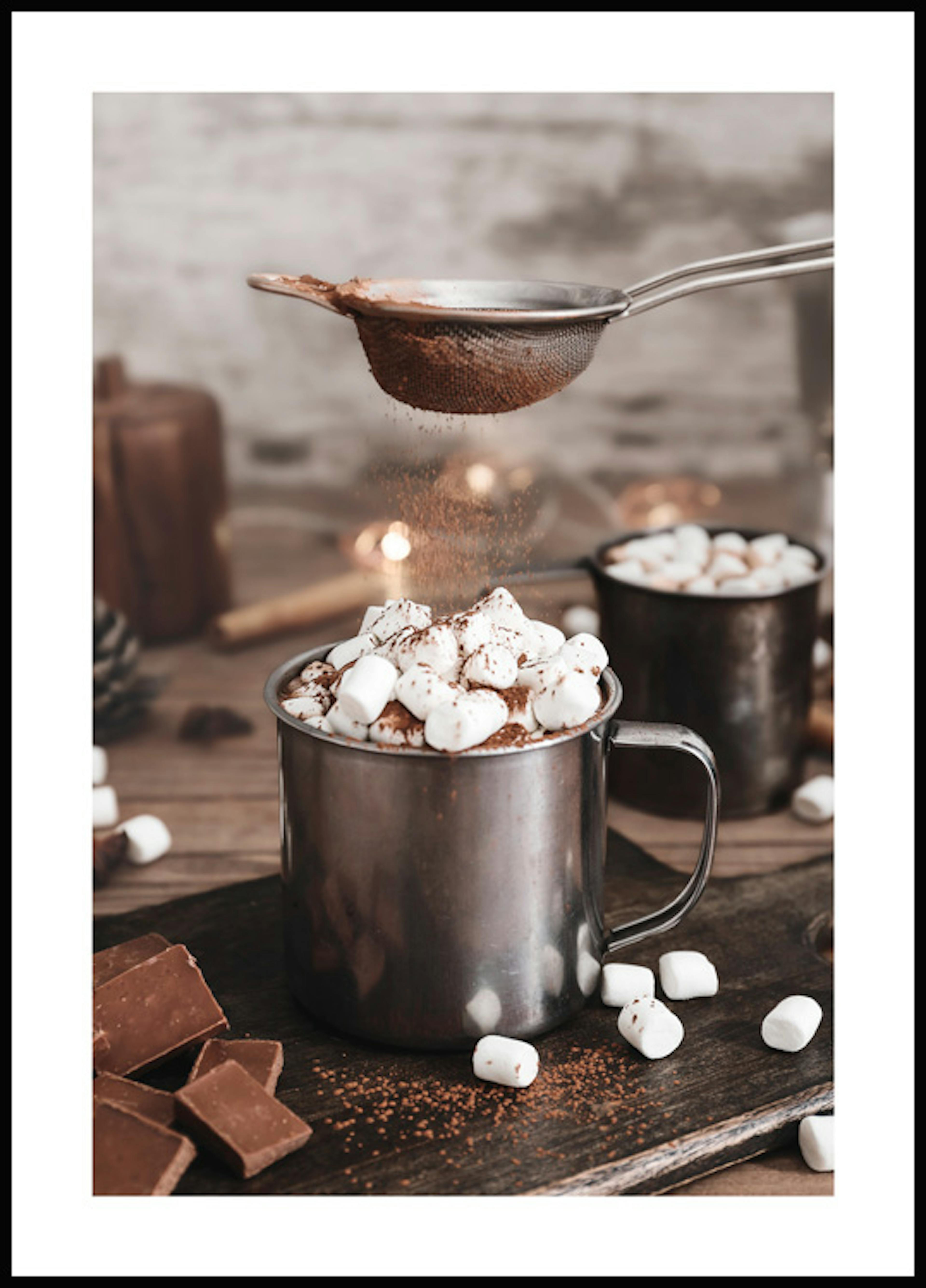 Tasse de Chocolat Chaud Poster 0