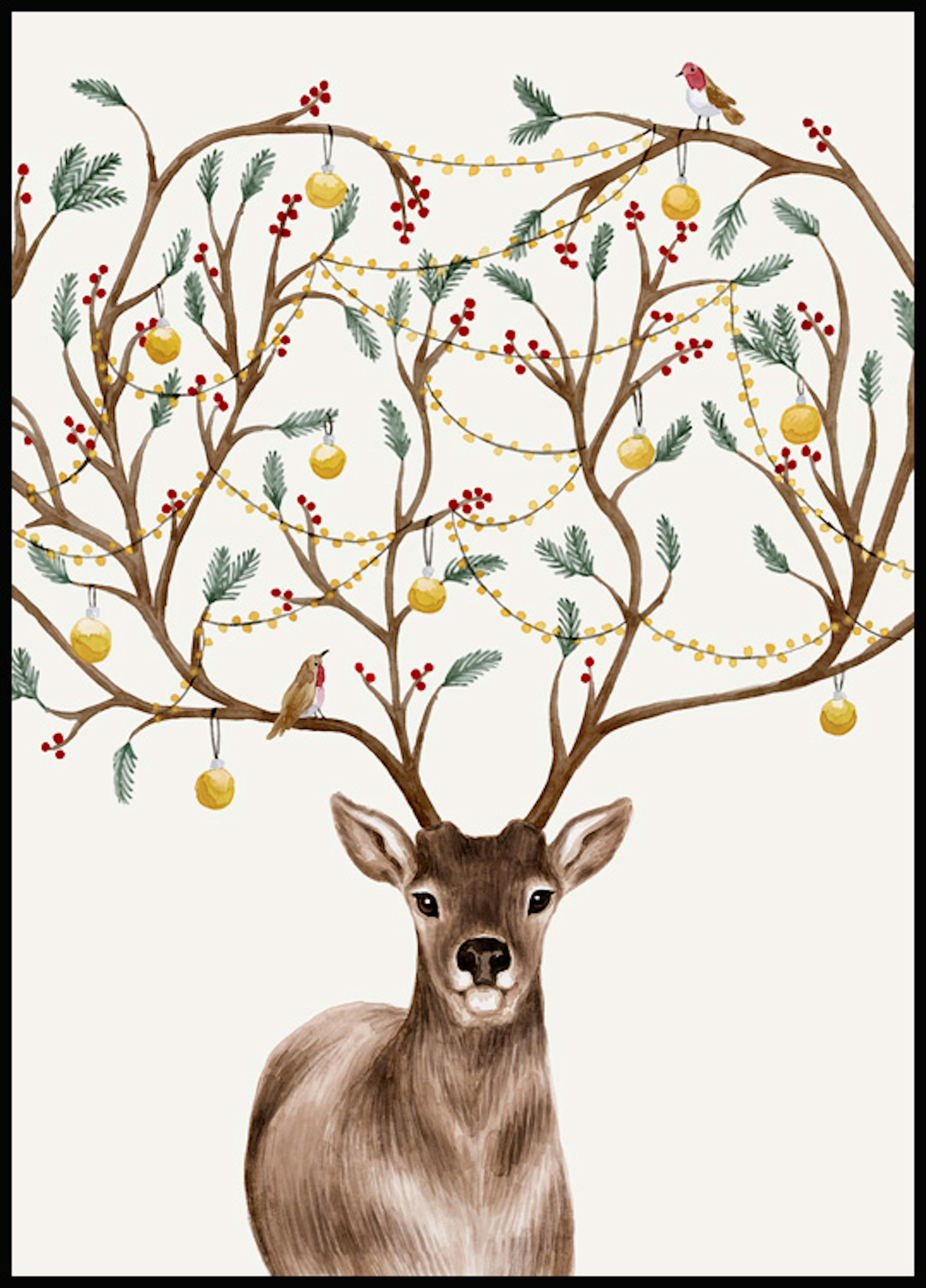 Decorated Deer Poster 0