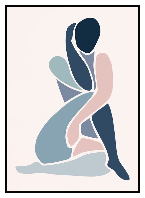Graphic Figure Poster (50x70 cm) - Poster Store